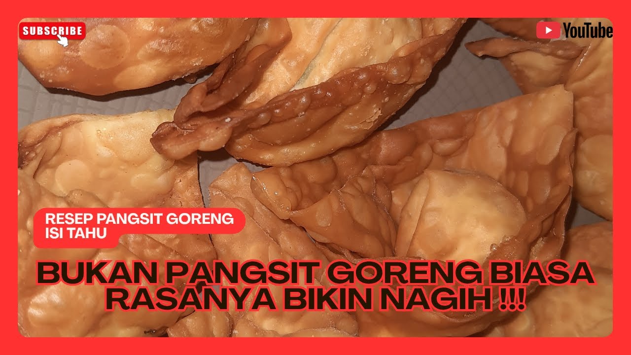 🔴Bukan Pangsit Goreng Biasa‼️ Resep Pangsit Goreng Isi Tahu Ini Bikin Nagih 💟
