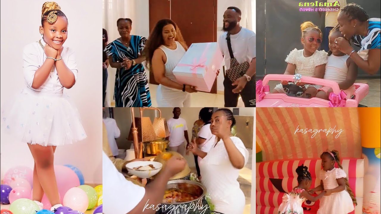 Baby Maxin's birthday party with a lot of surprises.. Nana Ama Mcbrown can't hide her Joy