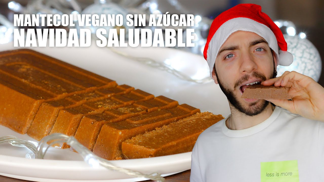 MANTECOL VEGANO 🎅 TURRÓN DE MANÍ SIN AZÚCAR Y SIN TACC 🎄 NAVIDAD SALUDABLE PARTE 6