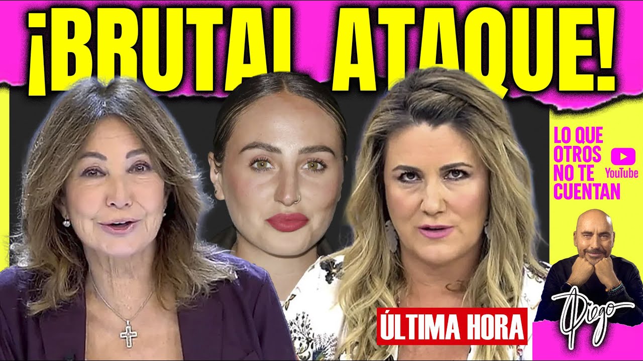 TENEMOS EL V&Iacute;DEO: BRUTAL ATAQUE DE CARLOTA CORREDERA A ANA ROSA QUINTANA Y ROC&Iacute;O FLORES