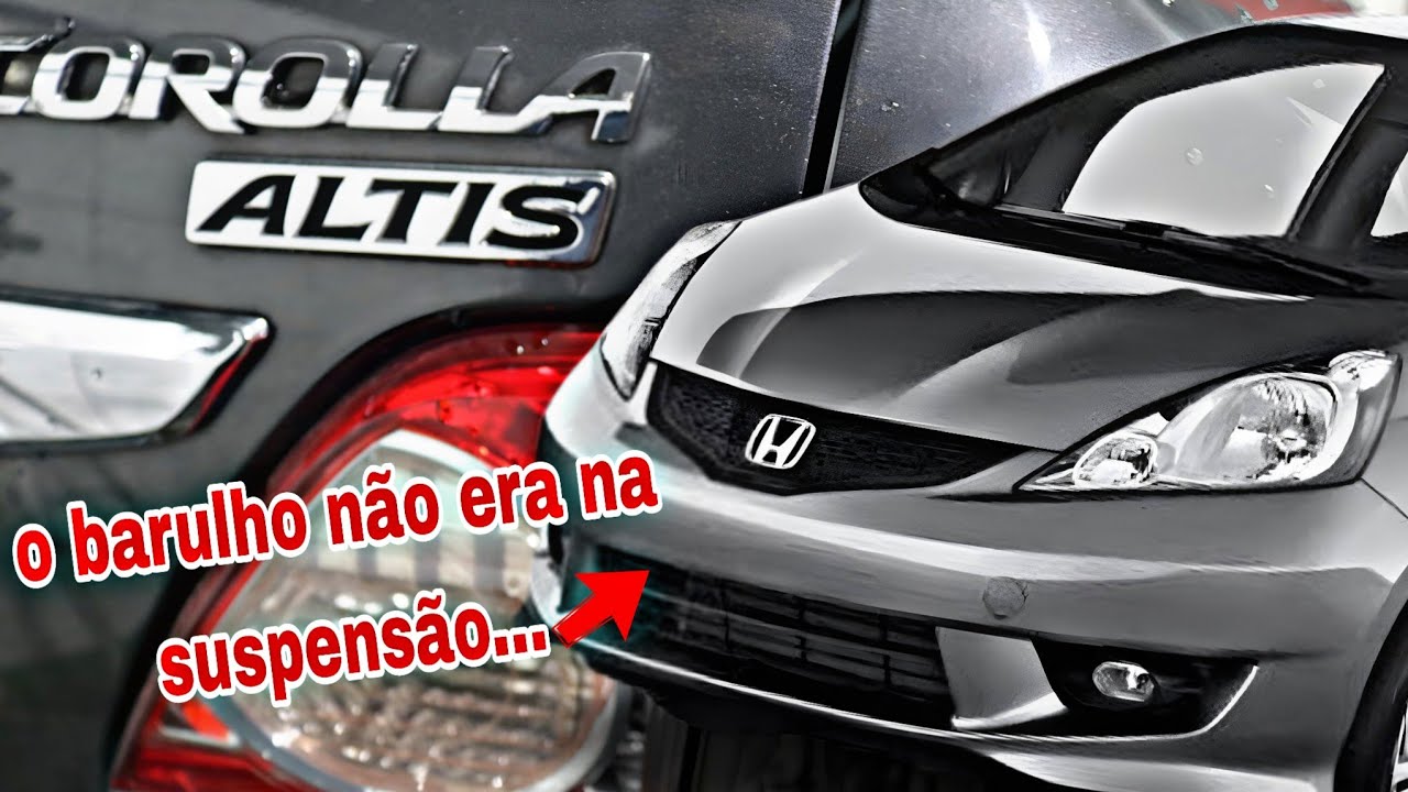 🇯🇵Honda Fit Com barulho na suspensão e troca de óleo da transmissão automática do Corolla Altis