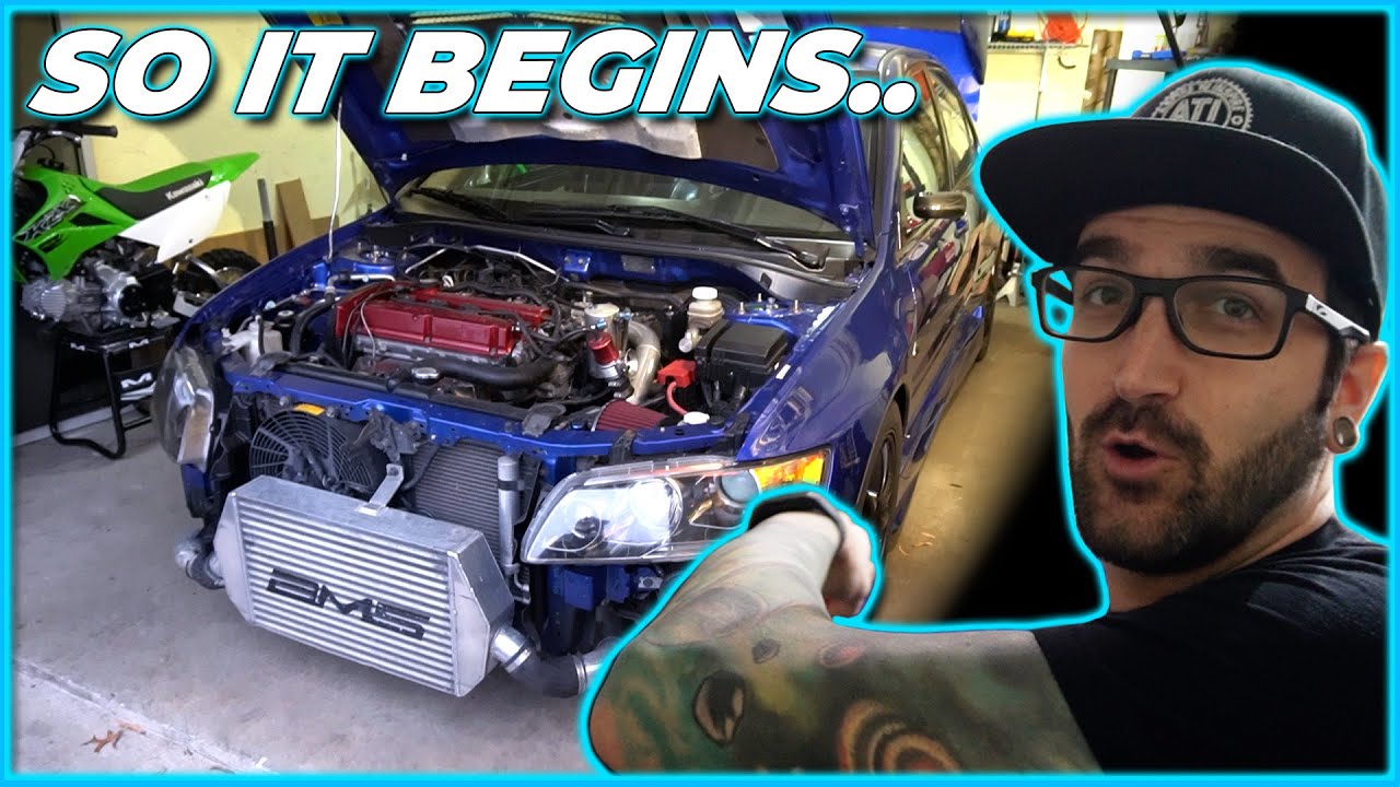 The Evo 9 Winter Restoration..Has Begun