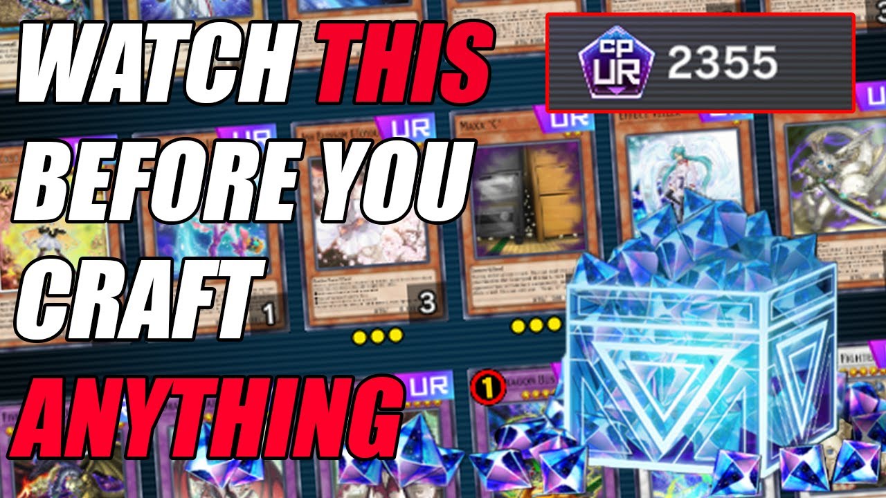 The ULTIMATE Yu-Gi-Oh! Master Duel Crafting Guide