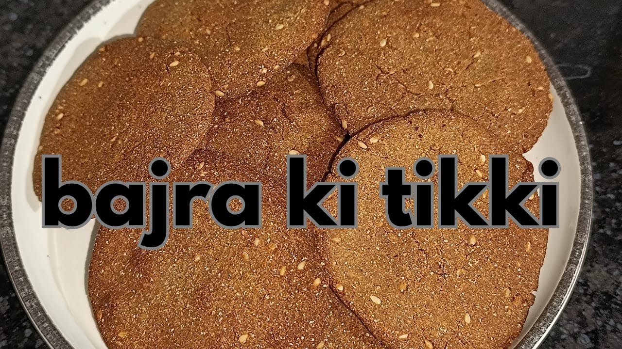 Bajra ki Meethi Tikki – Healthy Biscuit Alternative 🍪