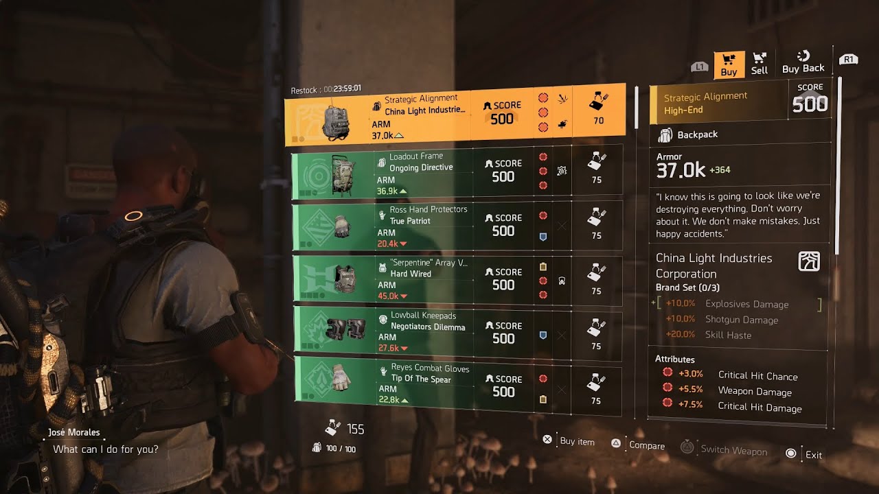 The Division 2: Targeted Loot & Thieves Den Reset - DZ South (Feb 15, 2020) 