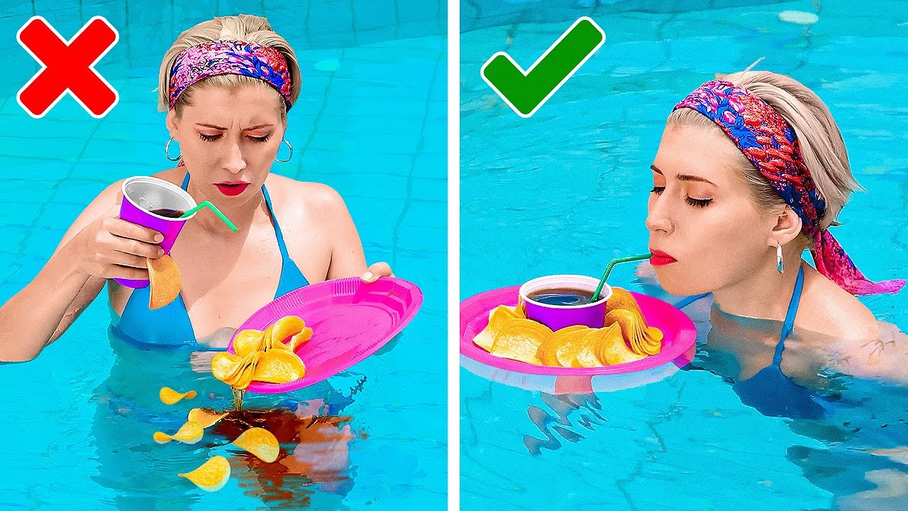 Trucchi per la piscina || Idee per le giornate calde