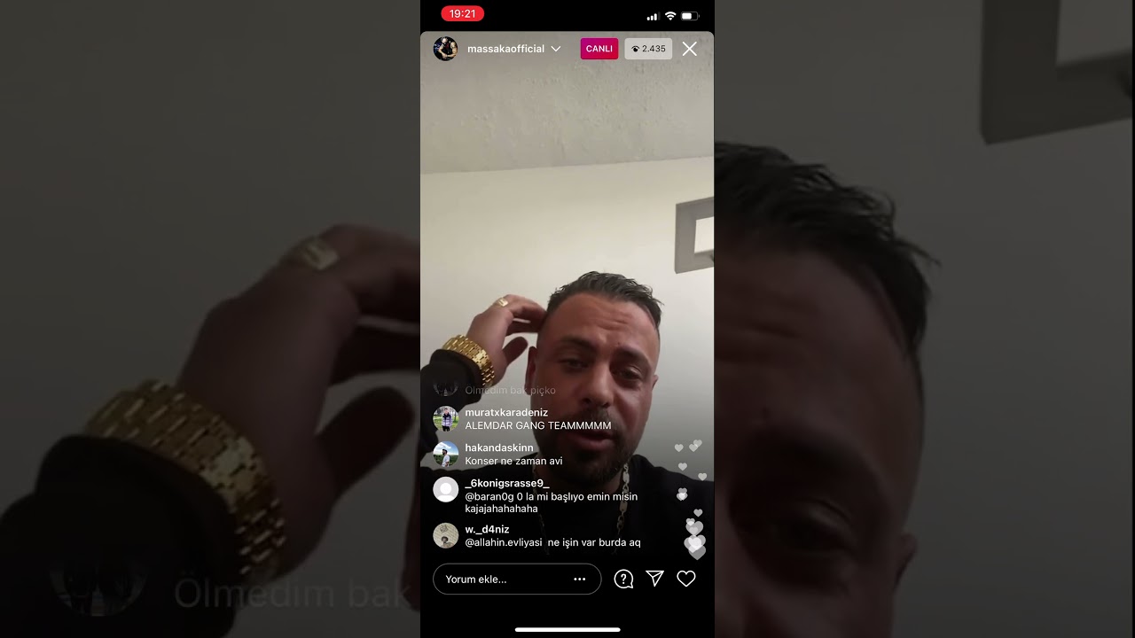 Massaka Instagram Canlı Yayın (26.03.2021)