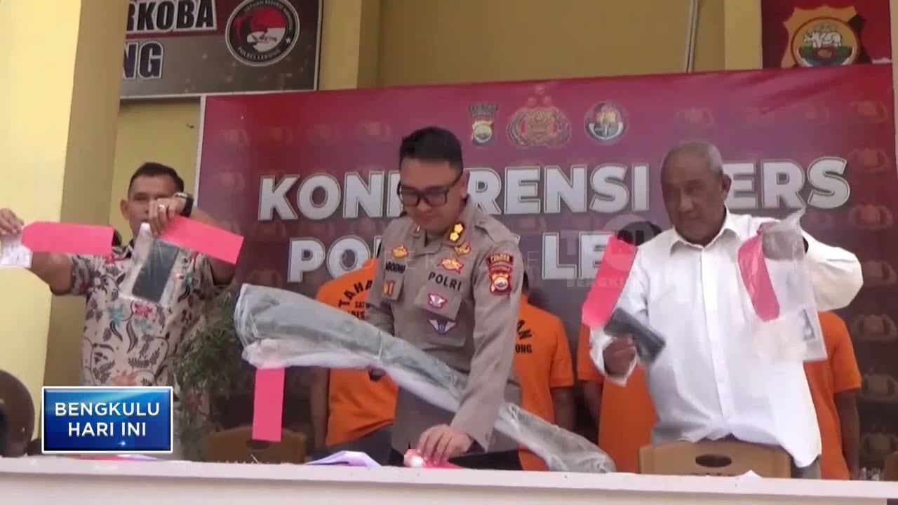 TANAM GANJA DI KEBUN WARGA LEBONG DITANGKAP POLISI
