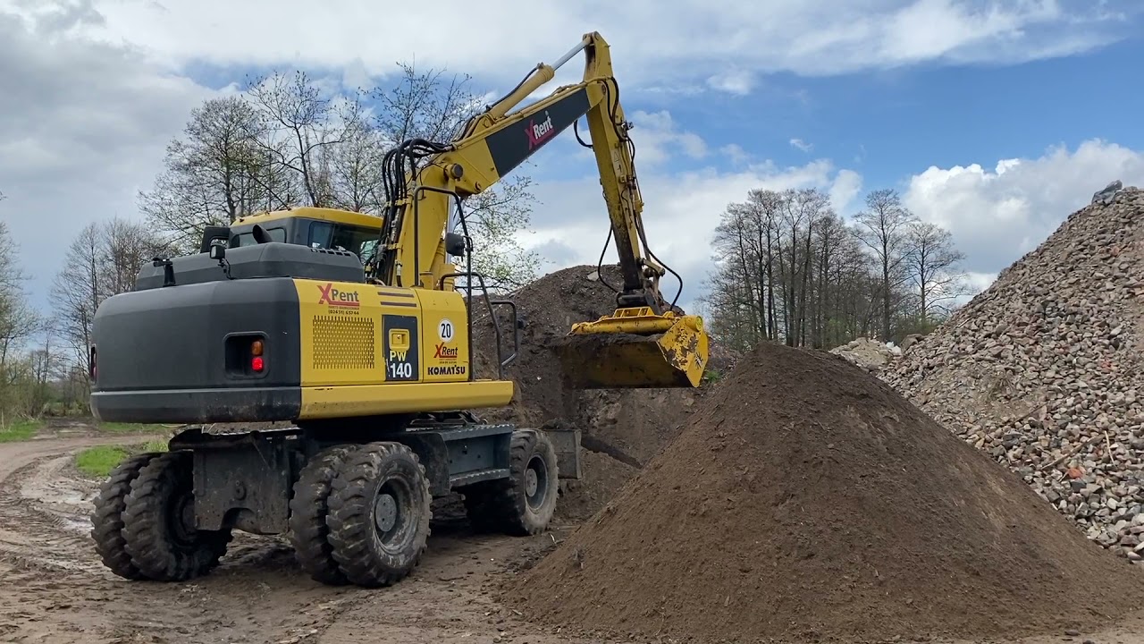 GYRU-STAR 4-150HDX przesiewacz do koparki. Łyżka do przesiewania  gleby. Przesiewanie mokrej ziemi.
