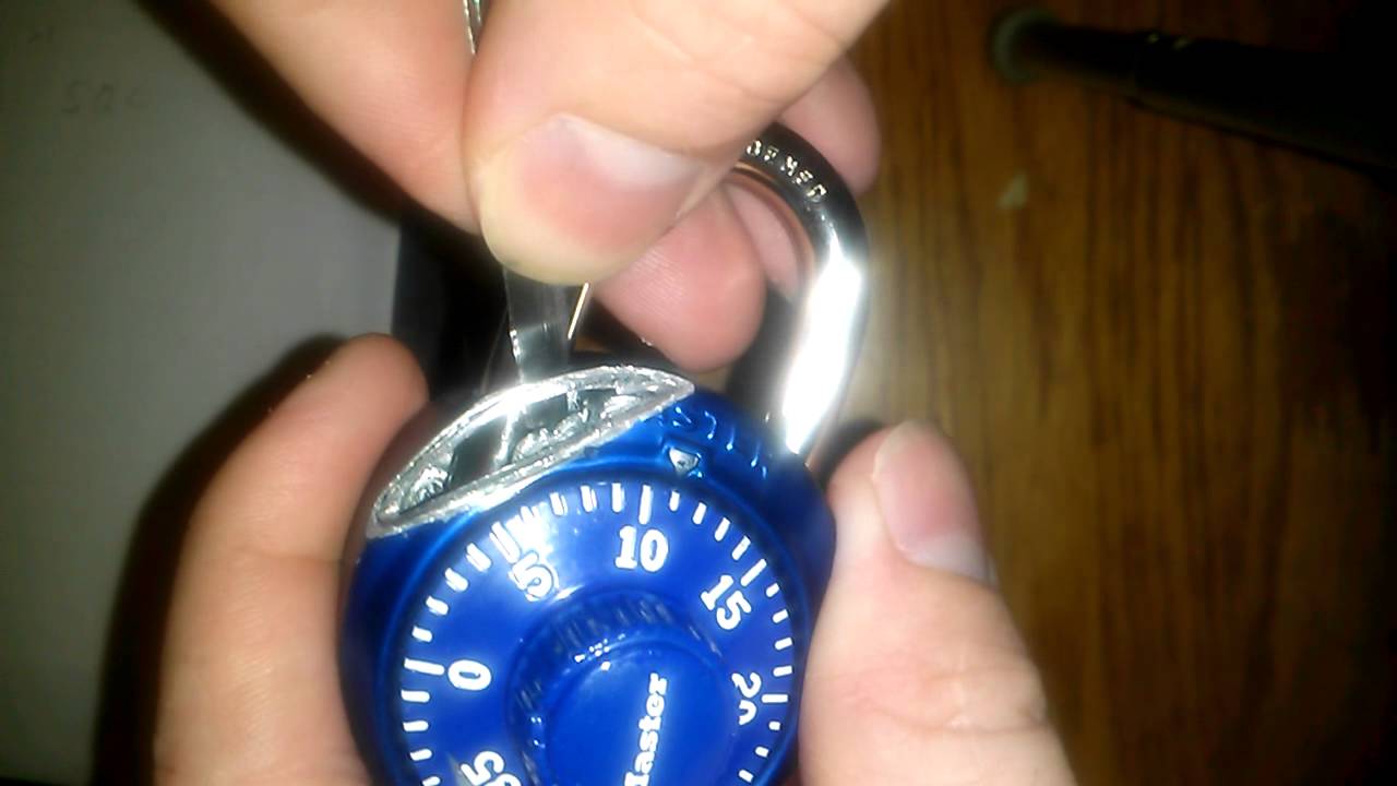 How to Shim Master Lock Anti-Shim Combination Lock open 1530DCM