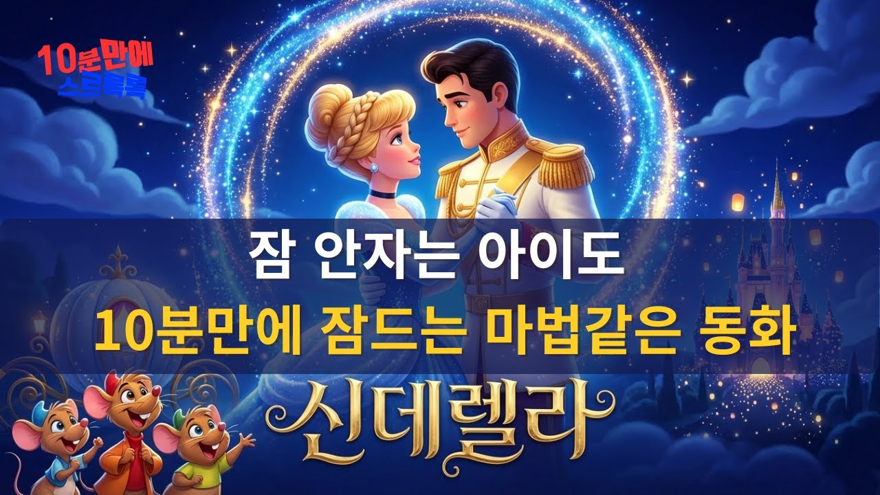 👗유리구두가 아니었어요 | 진짜 신데렐라 이야기 | 마음을 지킨 소녀 | 10분 취침 동화 | 인성교육