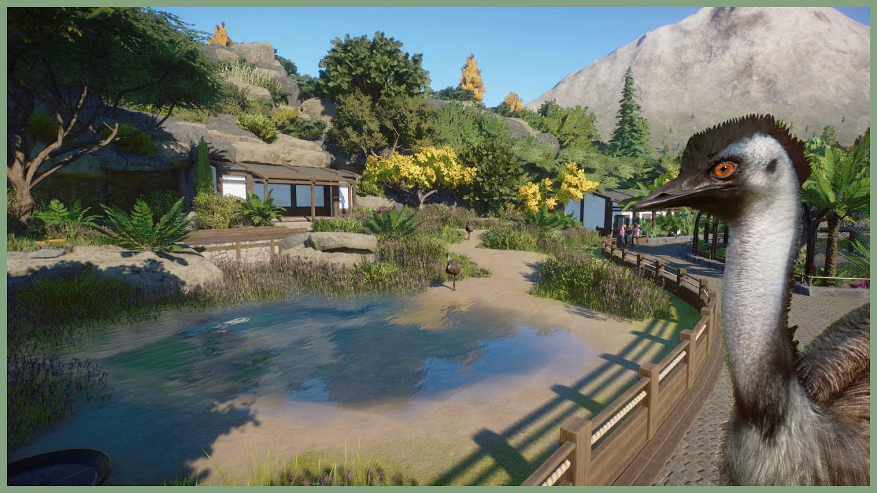 🦤Emu habitat | Fjev&aelig;r Zoo | Planet Zoo | speedbuild🌳