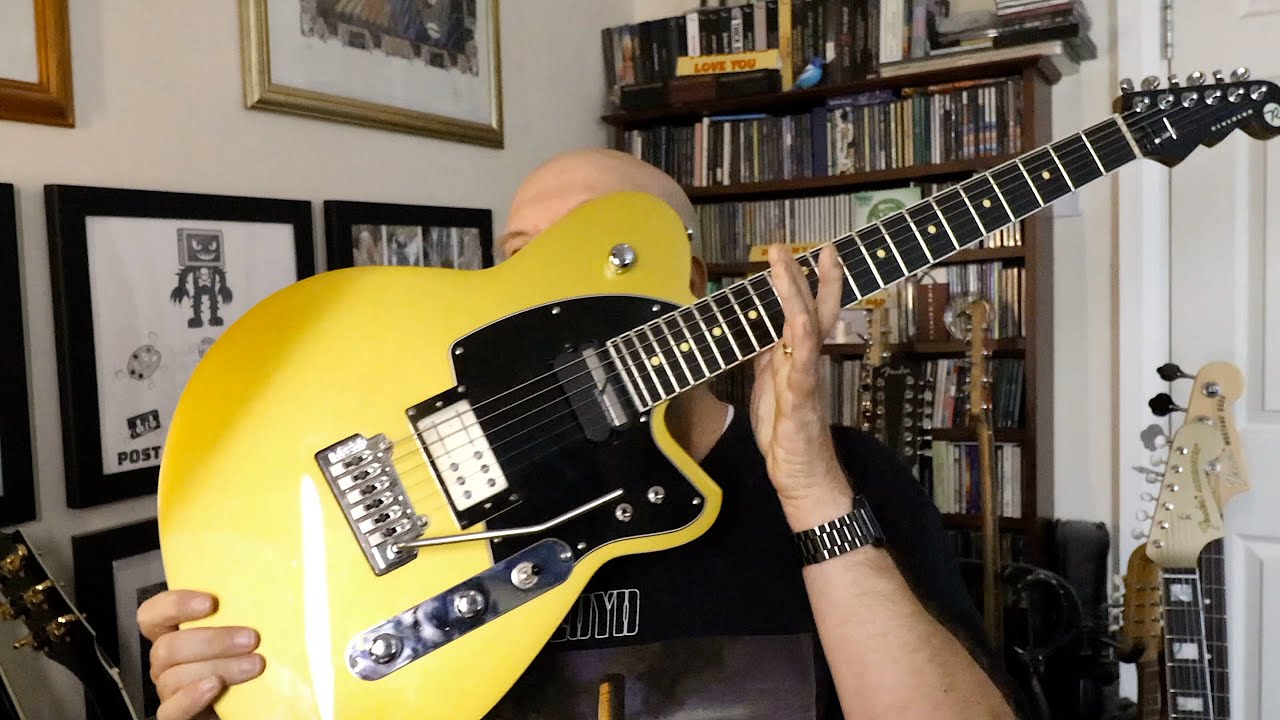Reverend RG-SUS In Venetian Gold - A Sustainer Guitar Superior to The Fender Ed O'Brien Strat...