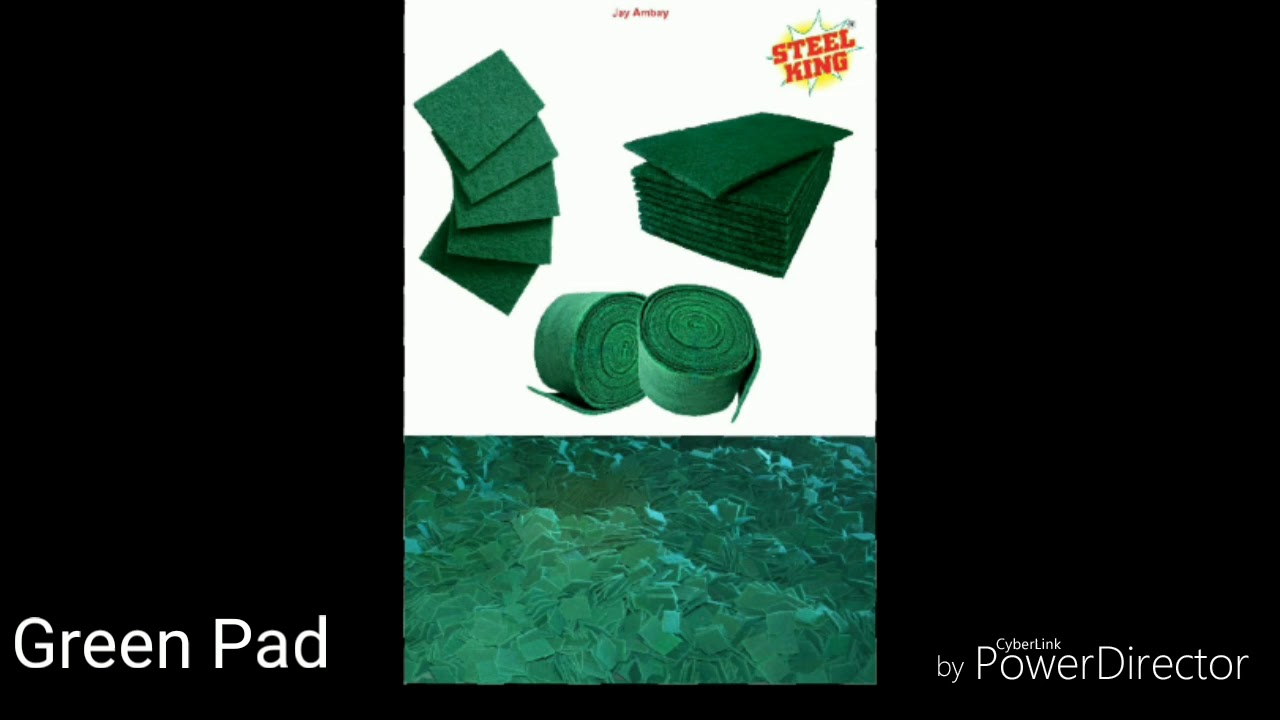 Nylon scouring pad & Green pad