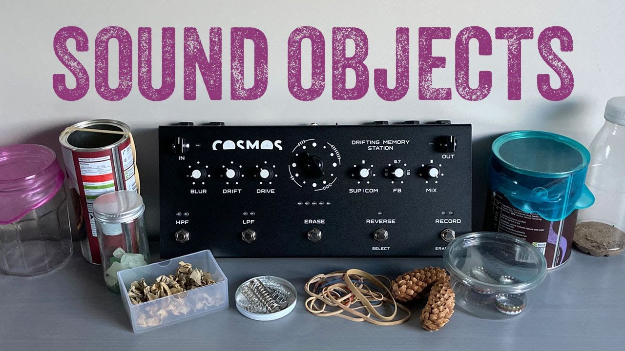 SOMA COSMOS with Recycled Instruments - sea glass and pine cones...♻️