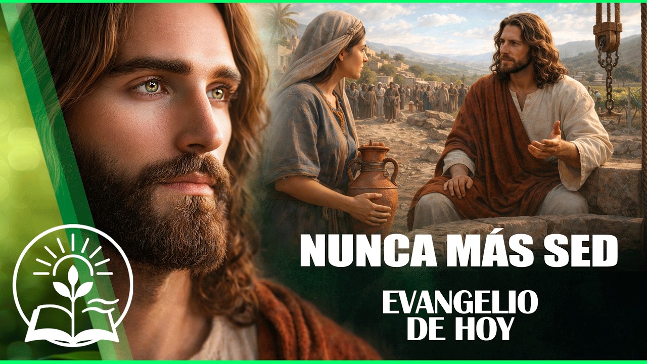 Evangelio de HOY | Domingo 8 de Marzo | Nunca más sed | Dios te habla hoy | Reflexión y oración