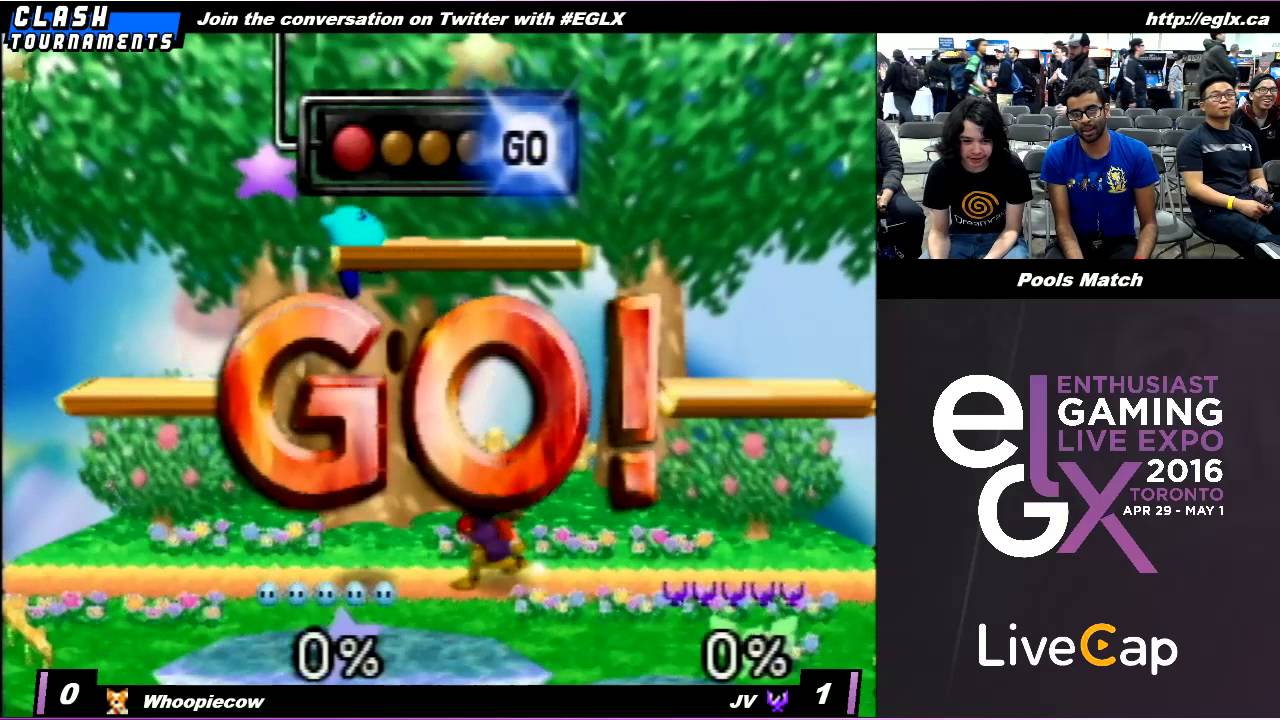 EGLX - Whoopiecow vs JV - Smash 64