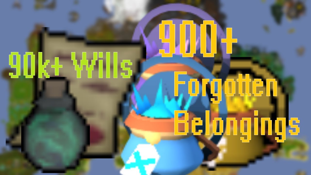 Opening 900+ Forgotten Belongings in RuneScape 3 | (RS3) Parcels from the Dead Event