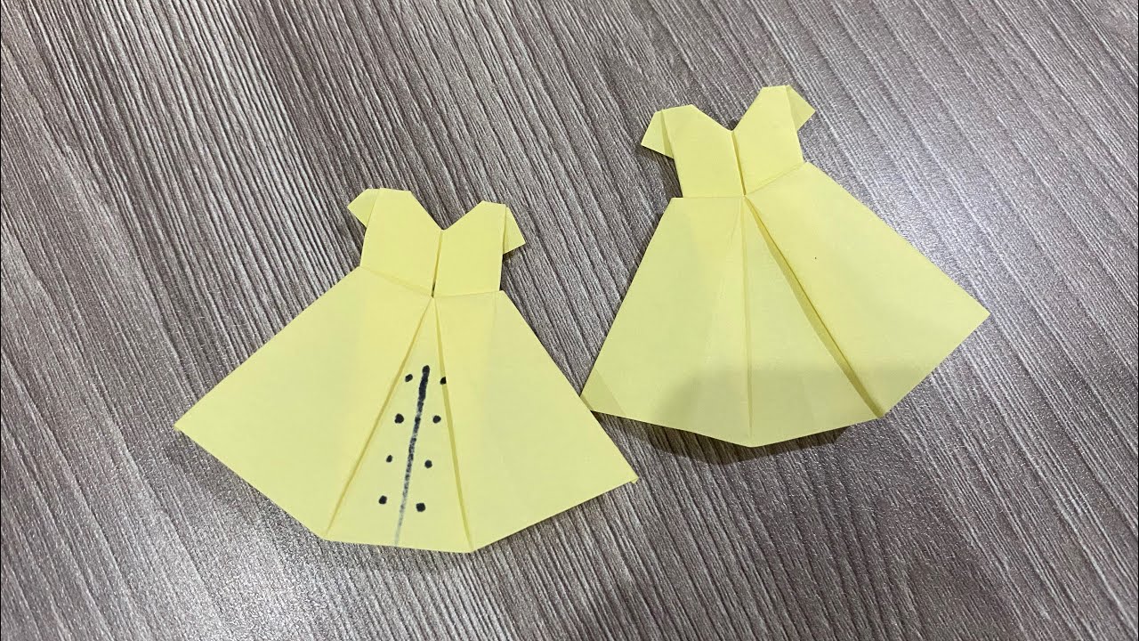 Cara membuat origami baju paling mudah | How to make origami clothes