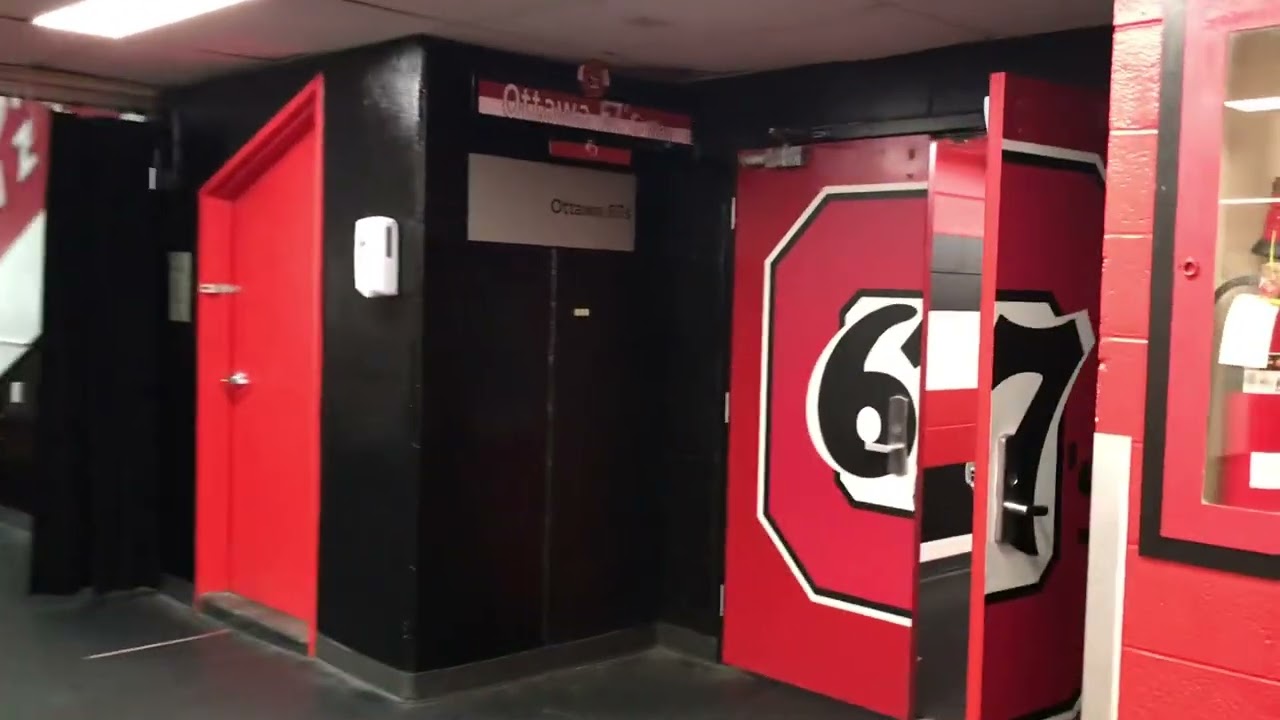 Pregame tour of TD Place in Ottawa