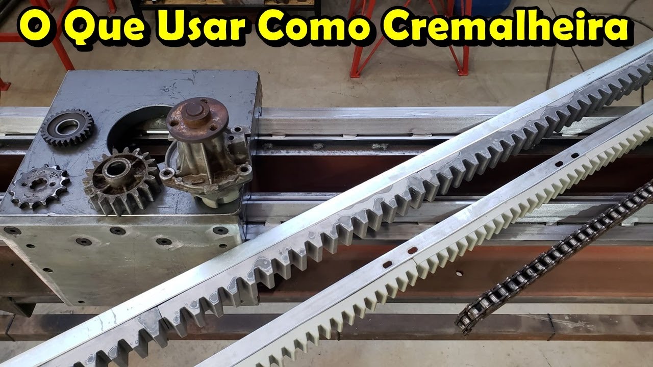 Como Fazer um Torno Caseiro Parte 10 - Qual Cremalheira Usar no Carro Principal
