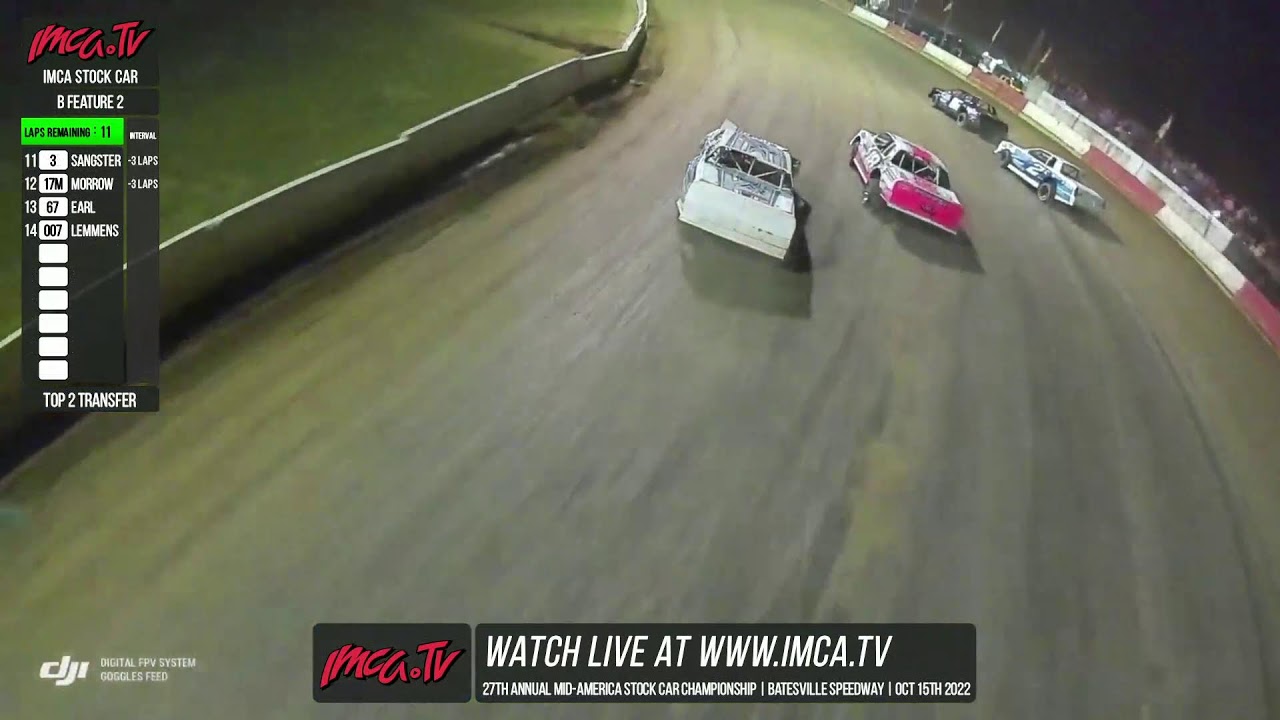 www.imca.tv | LIVE LOOK-IN | Batesville Motor Speedway | Batesville, AR | October 15th 2022