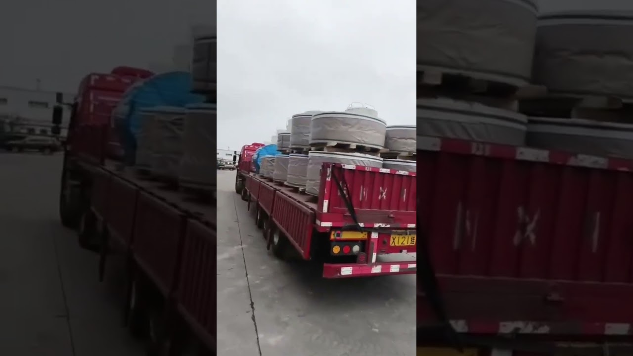 Export to aluminum coil for delivery