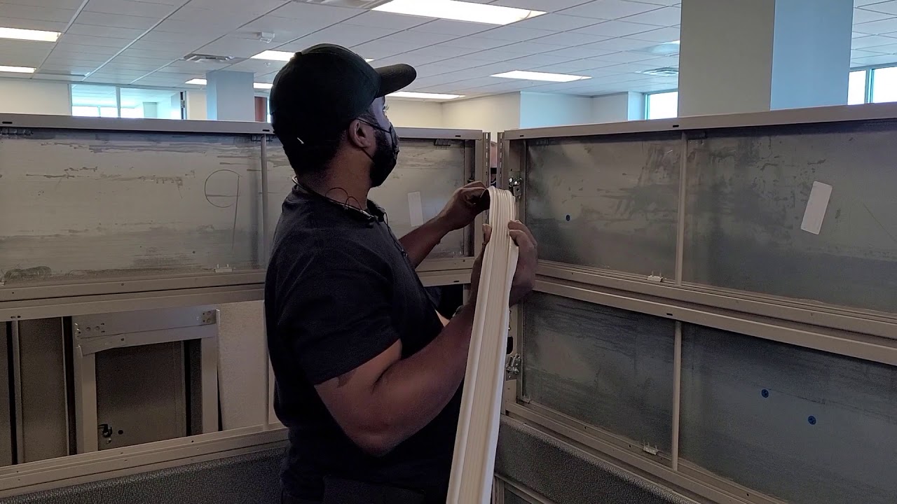 EDM Office Services Teknion Cubicle installation