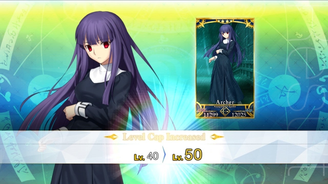 [FGO] Asagami Fujino ascension 1-80Lv