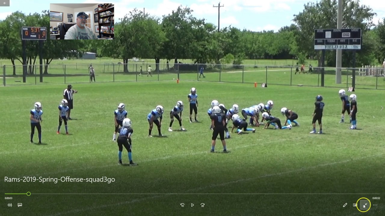Squad Gang Bunch 3 Fly Youth Football Pass Play - Spread Offense Plays - Coach Parker