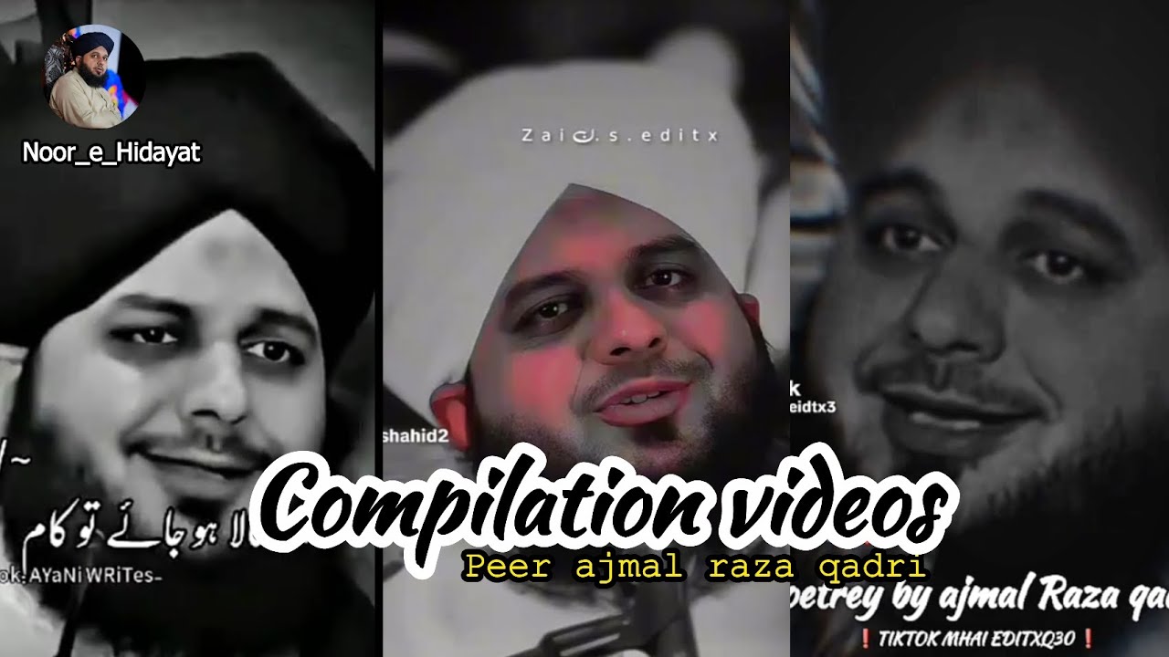 Top 10 best poetry by Peer ajmal raza qadri 🥰 Part-3 #peerajmalrazaqadri #bome #compilation #viral 