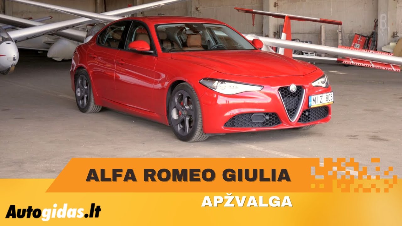 Autogidas.lt Naudotų automobilių rubrika   Autopilotas 20220917 Alfa Romeo Giulia apžvalga