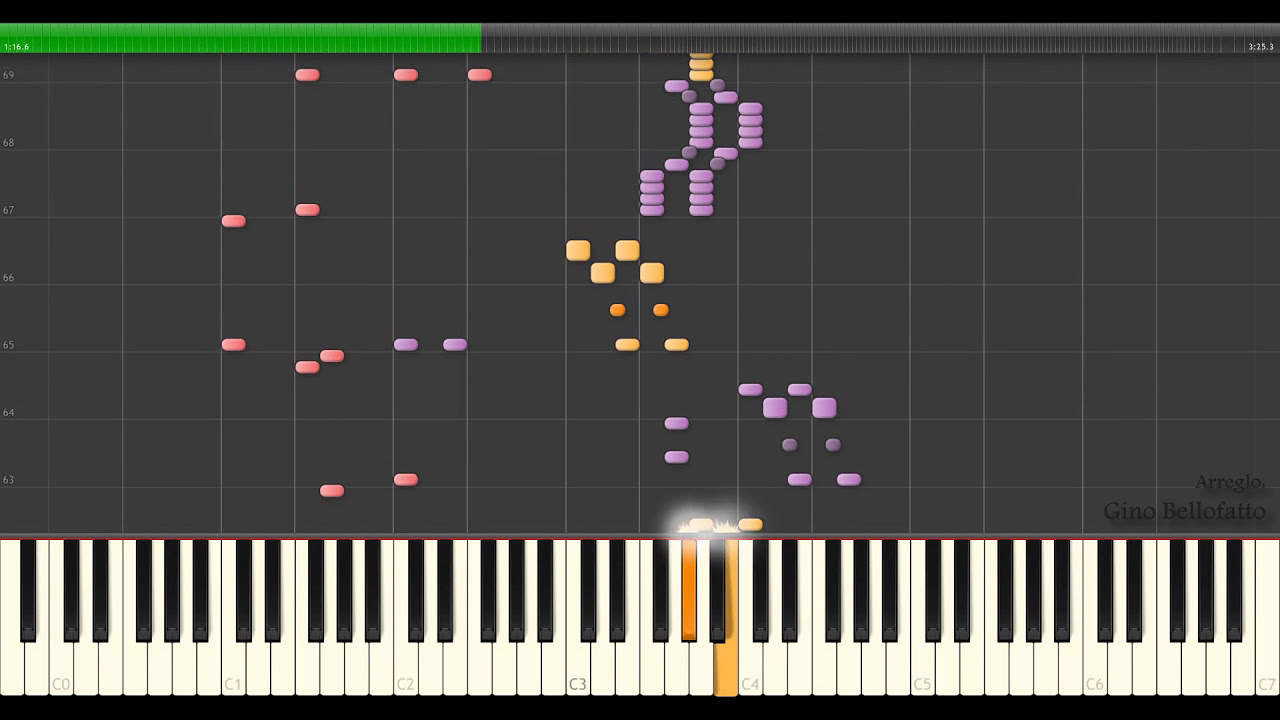 Rhapsody in Balls - Les Luthiers | Synthesia Piano Tutorial 🎵