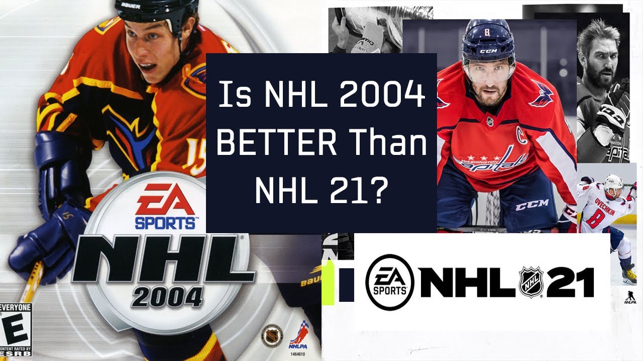 Modded NHL 2004 BETTER Than NHL 21? (Gameplay Comparison)