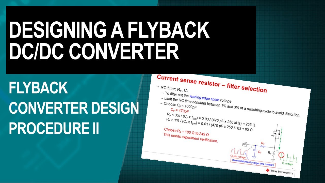 Flyback converter design procedure II
