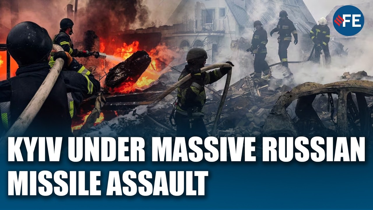 Kyiv Hit in ‘Massive’ Russian Missile Assault, Officials Say