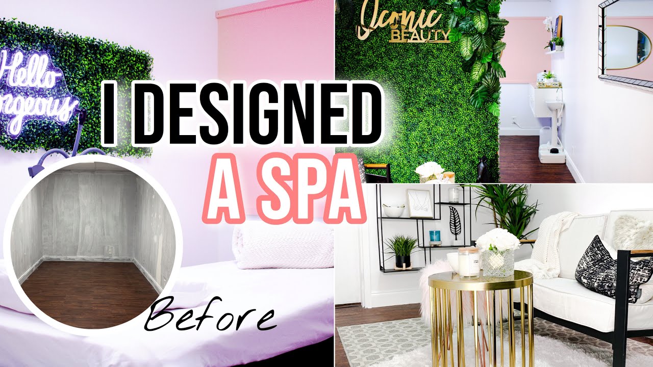 I Designed a Lash Studio and Spa 🧖🏾‍♀️ in 2 weeks