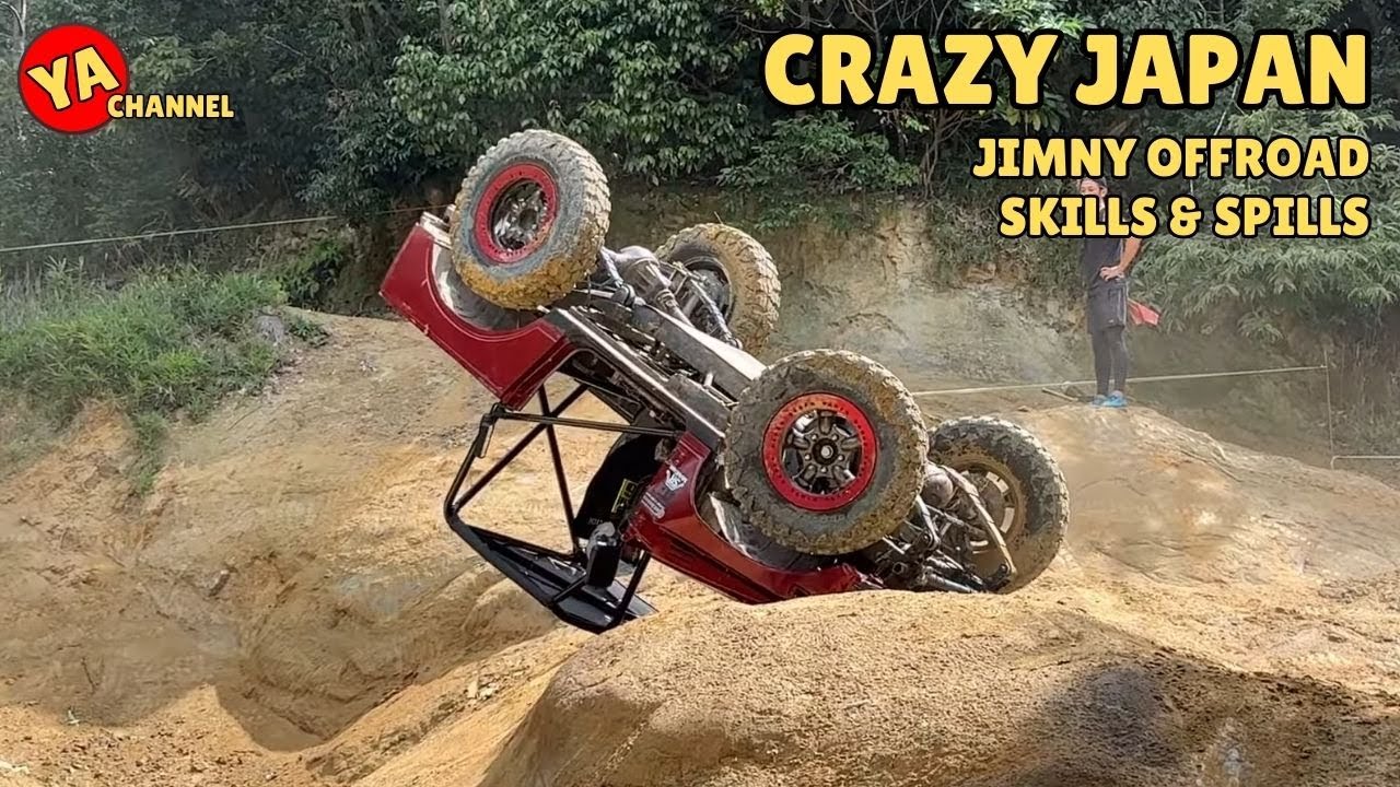 Подборка внедорожных трюков на Suzuki Jimny 660cc | Японские трюки, падения и перевороты | 4K