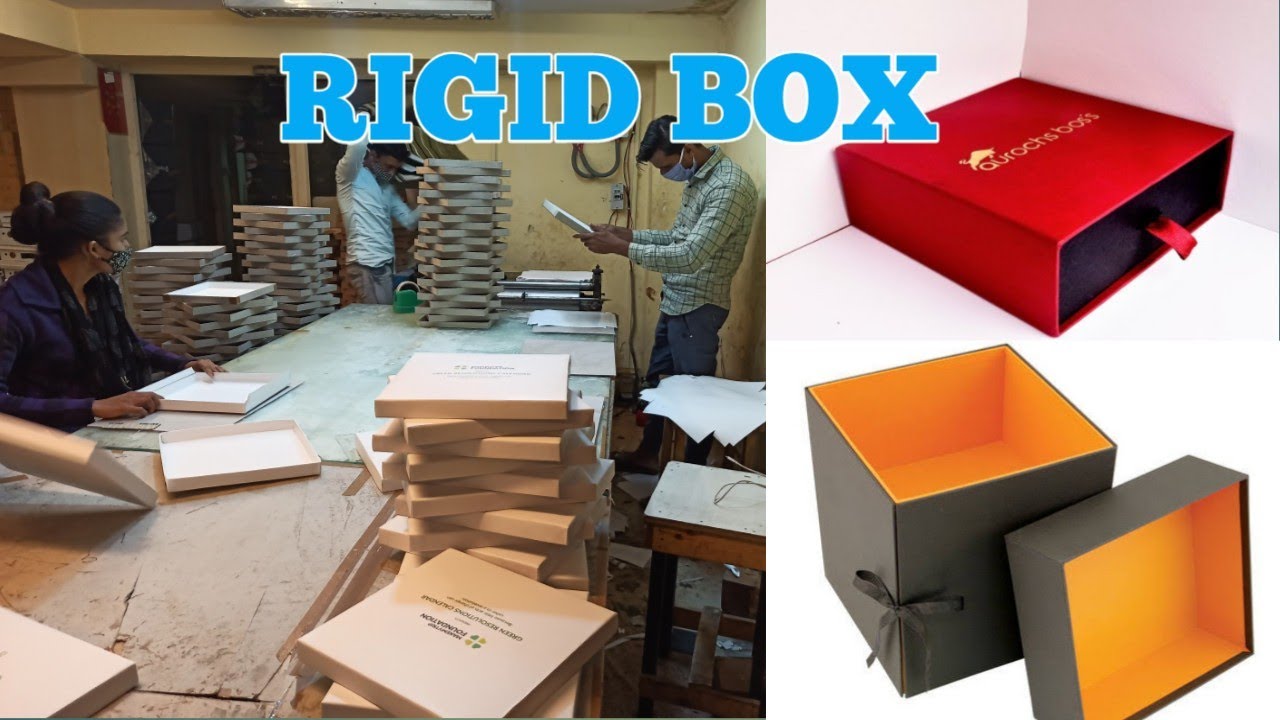 HOW TO MAKE RIGID BOX FOR PACKAGING.
