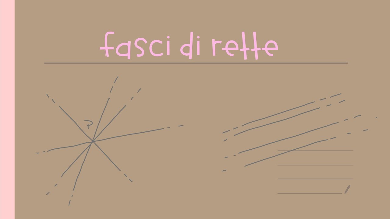 Fasci di rette