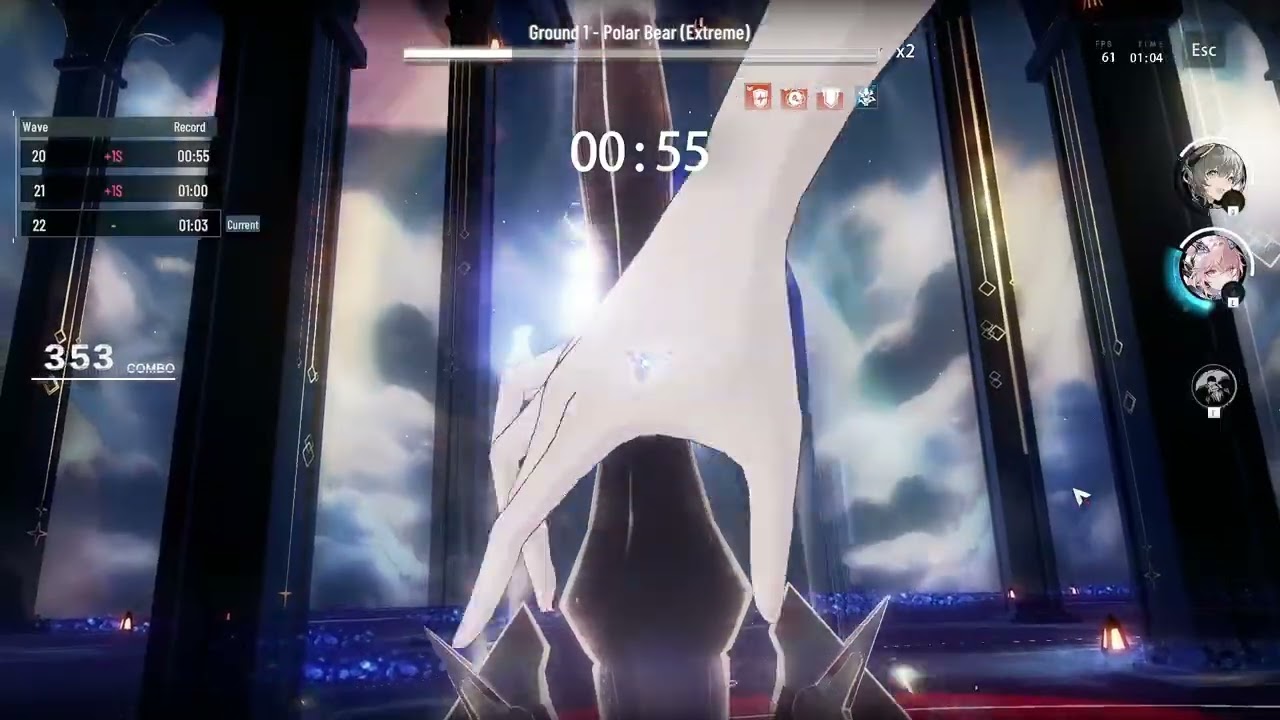 [ PGR ] Raydiance Legend Warzone - 1050W score for SS3 Bianca Crepuscule and Nanami x SSS Teddy