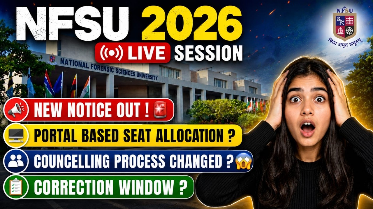 NFSU 2026  Correction Window issue ? | SCORE UPLOADING |#cuet2026 #nfsu