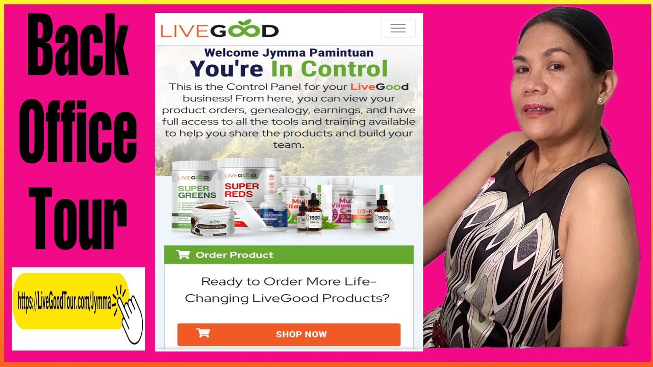 LIVEGOOD BACK OFFICE TOUR #livegood #livegoodlife #livegoodtraining #livegoodproducts