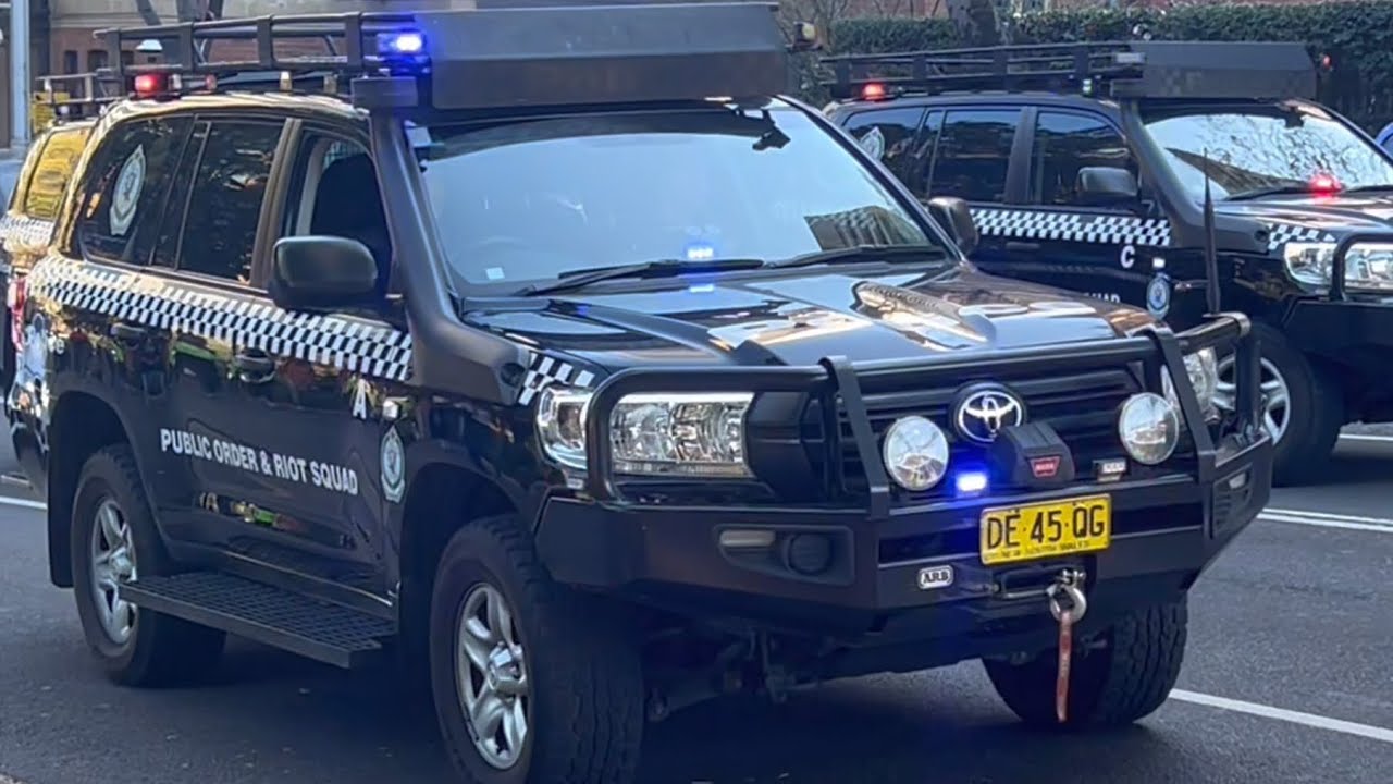 Public Order & Riot Squad Police Cars - Sydney NSW Australia