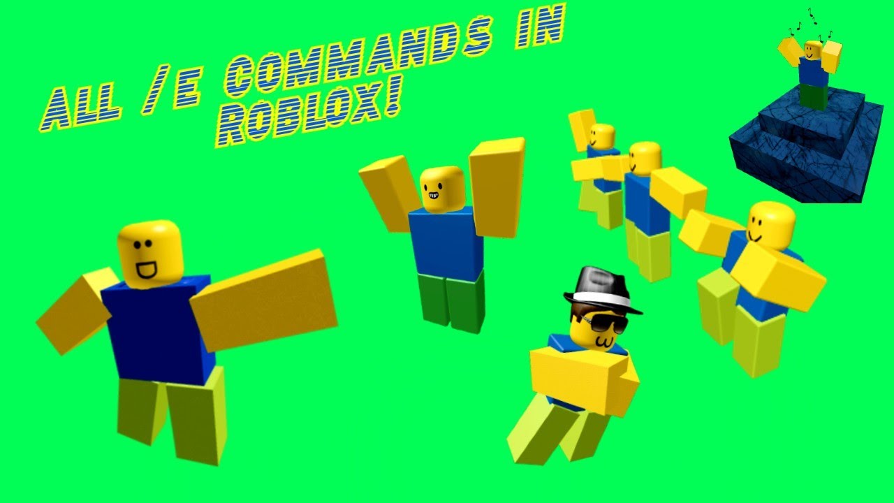 All /e Commands in Roblox! (R6)