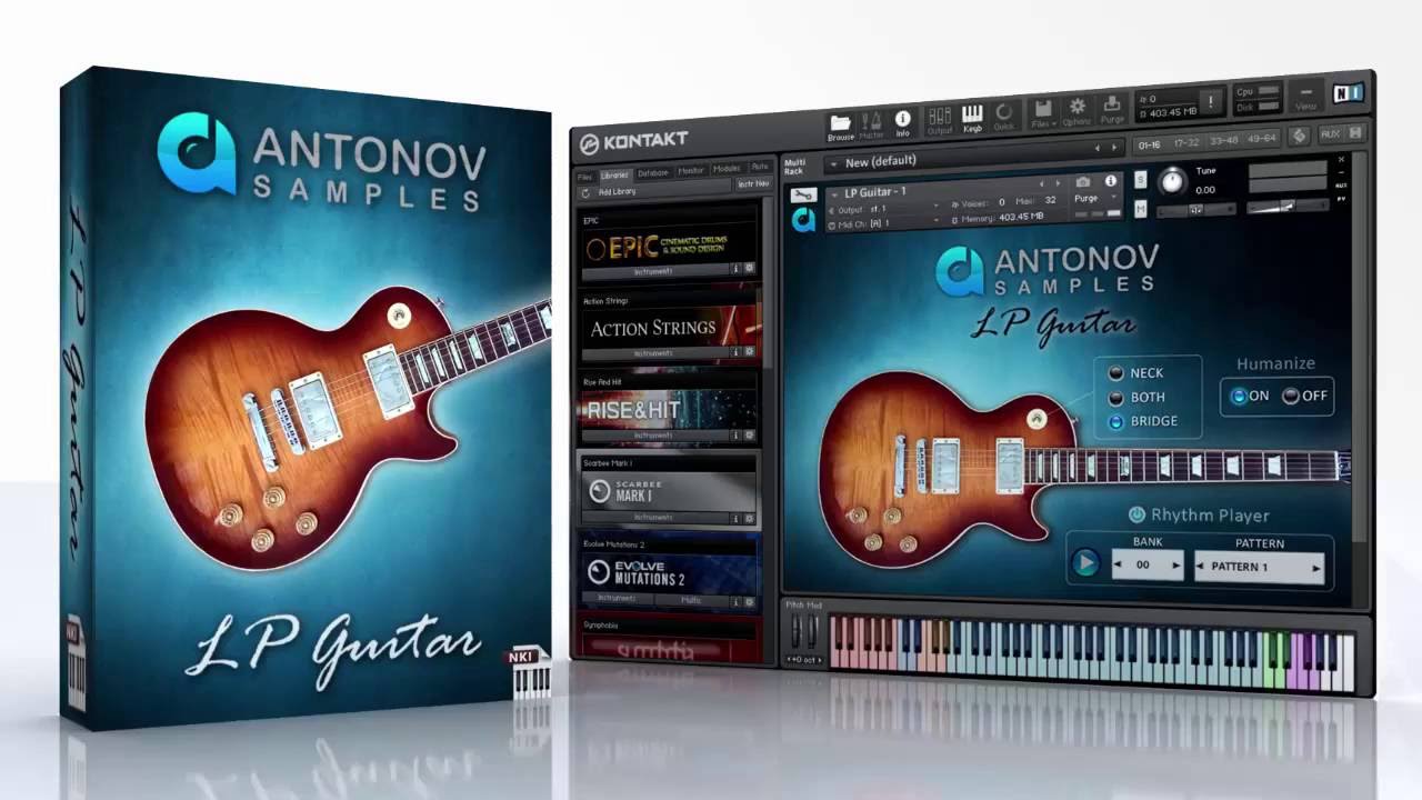 LP Guitar - New Guitar library for NI Kontakt