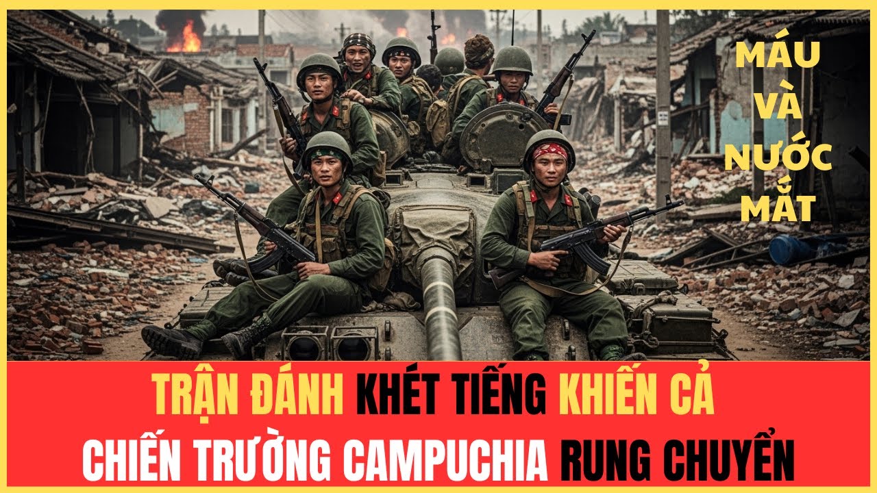 TRẬN Đ&Aacute;NH KH&Eacute;T TIẾNG Khiến Cả Chiến Trường Campuchia RUNG CHUYỂN