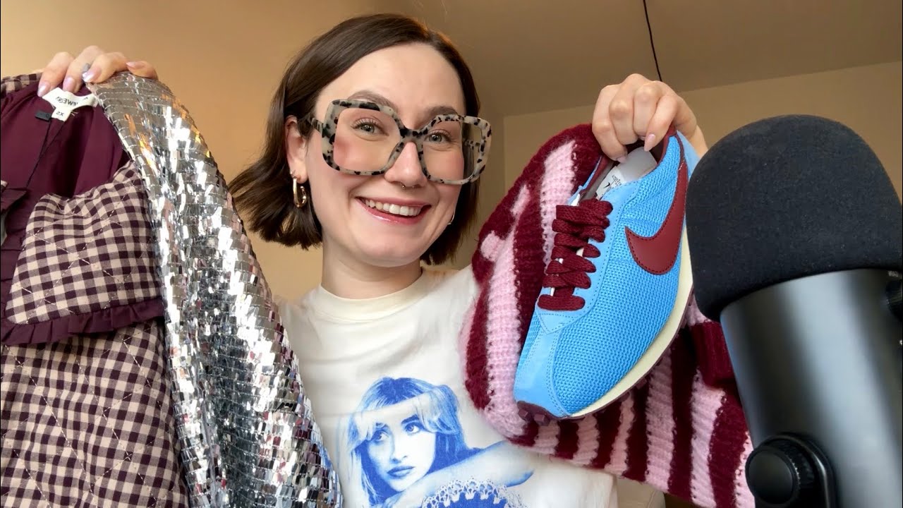 ASMR FR 🛍️ Haul V&ecirc;tements Good Vibes 😄 Fabric Sounds, Shoes 