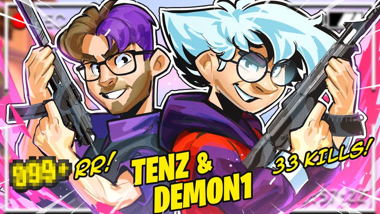 SEN TenZ и Demon1 УНИЧТОЖАЮТ РАДИАНТЫ!!! (33 убийства)