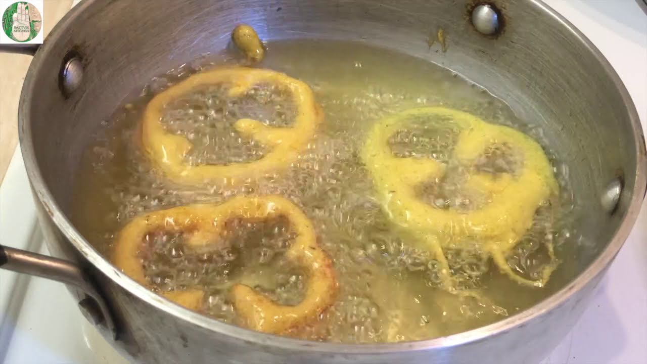 Capsicum Rings recipe - How to make Capsicum Rings - Sattvik Kitchen